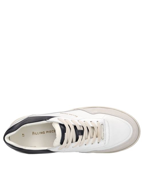 Sneakers in pelle,camoscio e tessuto FILLING PIECES | ACE TECHBIANCO-BLU